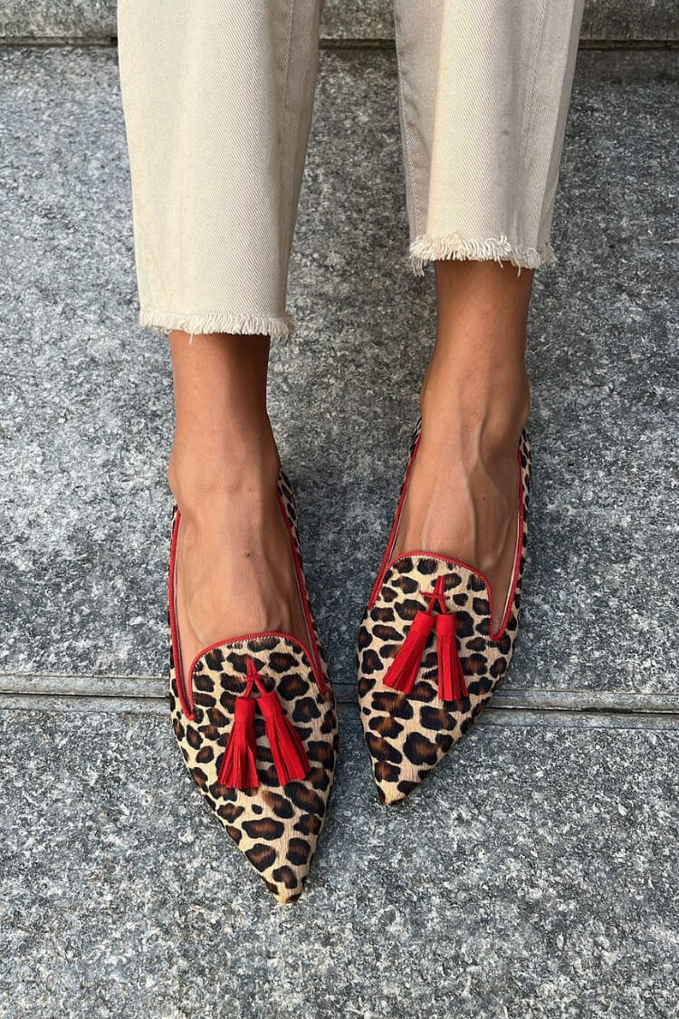 Nela™ | Leoparden-Mokassins