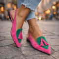 Eliza | Sandalen mit Riemen und Pompons