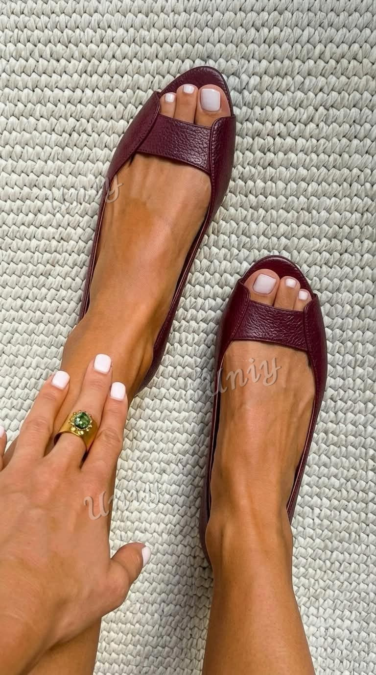 Chice metallische Ballerinas mit offener Spitze in Champagnergold